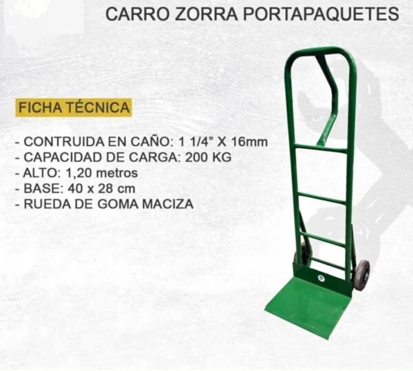 CARRO PORTAPAQUETES